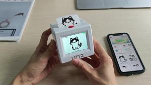 Smart AI Kids Printer with HD Screen - Voice Activated Thermal Printer for Labels & Creative Drawing