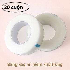 20 Cuộn Băng Dính PE Cho Mi Giả Miếng Dán Thoáng Khí Băng Giấy Dùng Cho Nối Mi Băng Dán Dưới Mắt Băng Ghép Cho Mi Giả Phụ Kiện Nối Mi