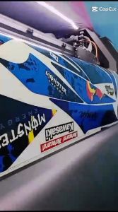 Stiker striping supra x gtr 150 - winner 150 grafis variasi 033