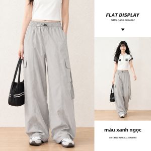 spao | Quần Tây Dây Rút Cao Waisted Đa Ngăn