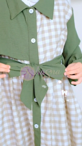 DRESS CANTIK ANAK PEREMPUAN | DRESS MAHALINI | BY HASNA COLLECTION