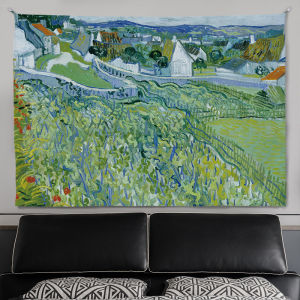 Tấm Thảm Kiệt Tác Của VIKAMA Van Gogh Chất Liệu Polyester Bền Có Thể Giặt Máy Trang Trí Nhà Cửa Cho Phòng Khách Phòng Ngủ Văn Phòng.