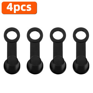YONGRUN 4PCS Motorcycle Disc Brake Screw Dust Cap Rubber Bleeder Valve Cover for Caliper Nipple Protection Repair Accessory Kit