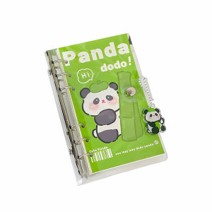 Bobo Panda Journal with Customizable Pages Loose-leaf Notebook ZZ219B