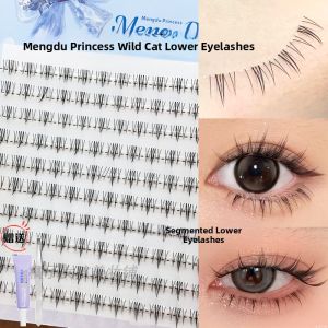 Princess Dream Doll Segmented False Eyelashes Womens Natural Style Lazy Three-Step Small Wild Cat 10 Rows High Capacity