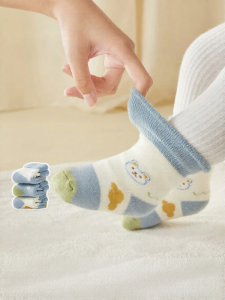SHI YUE JIE JING | Thickened Warm Baby Socks
