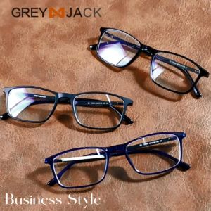 Grey Jack Kacamata Antiradiasi Blueray Kotak Ringan Simple Bisa Minus Antiradiasi Blueray Photocromic Bluecromic 72044