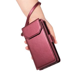 Luxury Leather Flip Case For iPhone 16 15 14 13 12 11 Pro Plus Max Multi-Funct Wallet Card Phone Cover