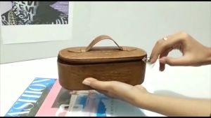 Beauty Case Kotak Kosmetik Wanita Polos Tempat Alat Make Up dan Lipstik Pouch Travel Cewek Mini