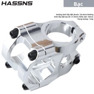 Cổ Xe Đạp Leo Núi HASSNS HA31 Có Thể Điều Chỉnh Tay Lái Nâng Cao Xe Đạp Đường Trường 35mm Kẹp 31.8mm Hợp Kim Nhôm Thanh Trợ Lực Xe Đạp Địa Hình Phụ Kiện Xe Đạp