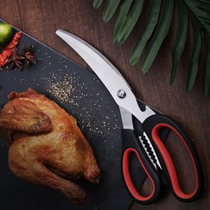 Kitchen Scissors Multi-Functional Stainless Steel Household Scissors for Cutting Chicken and Fish Special Shears