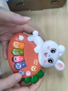 Bộ đồ chơi đàn piano mini hình động vật cute đồ chơi phát nhạc cho bé 1 2 3 tuổi phát triển trí tuệ thính giác