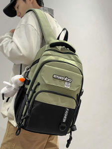 Large Capacity Backpack for Middle And High School Boys 2025 New Style Double Shoulder Bag with High Aesthetic Value And Good Quality