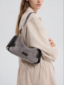 VANESSA HOGAN | Luxurious Suede Top-Grade Leather Hobo Bag