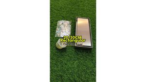Borong365 20/30CM Rectangular Drain Cover Floor Trap Bathroom Floor Grating Perangkap Lantai Stainless Steel Floor Cover