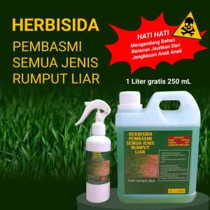 BASICFARM | Pembasmi Rumput Liar Herbisida Ampuh Mati Sampai Akar promo 1liter bonus 250ml Termurah bisa COD