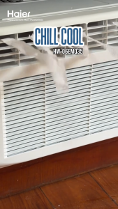[ONLINE EXCLUSIVE] Haier HW-06EMQ35 0.6 HP Chill Cool Manual Window Type Aircon
