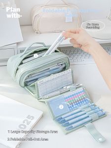 Planwith | Aesthetic Ins-style Large Capacity Pen Case