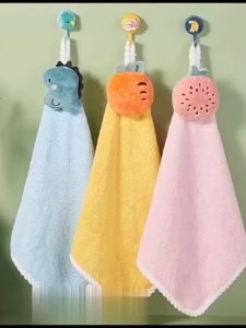 IRARU Store Lap Tangan Gantung Karakter 3D Kain Lap Dapur / Lap Handuk Tangan Gantung Hand Towel Microfiber