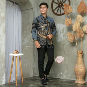 Kemeja Batik Pria Slimfit Lengan Panjang Best Produk - Baju Pria Modern & Terbaru Casual - Mens Clothing