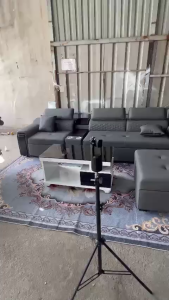 Sofa Da PU Sang Trọng 3m Kèm Bàn Trà - Phong Cách Hiện Đại - TH Ngọc Mai - BH 2 Năm