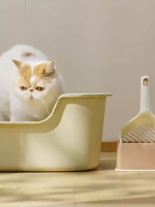 AP AIMAYAPET Large Cat Litter Scoop with Storage Base Plastic Scoop Cat Litter Poop Sifting Penyodok Pasir Kucing