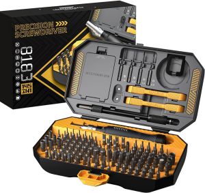 Bộ Tua Vít Chính Xác JAKEMY 145 Trong 1 Đầu Vít Thép CRV+S2 Tay Cầm Chống Tĩnh Điện Thanh Nối Dài Linh Hoạt Dùng Cho Sửa Chữa Điện Thoại Máy Tính Đồng Hồ Bộ Tua Vít Từ Tính Đa Năng