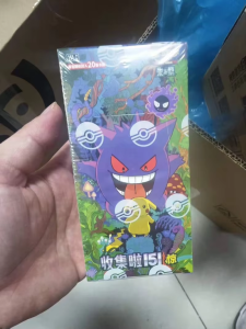 KAYOU | Thẻ Bài Pkm PTCG Tiếng Trung Giản Thể Zhu Zi 151 Series Thẻ Trò Chơi Sưu Tầm Quà Tặng Ponyta Gengar Hộp Mỏng/mập Thay Đổi Chủ Đề Giả Tưởng & Khoa Học Viễn Tưởng