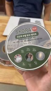 Băng keo chống thấm đa năng SKORA 10cm x 10m chất lượng cao keo chống thấm siêu bền thương hiệu Hàn Quốc bảo hành 6 tháng