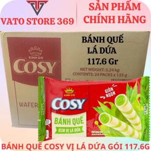 Bánh quế COSY vị lá dứa gói 117.6g