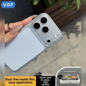 UGP | Ultra Thin Transparent Full Coverage Phone Case with Vertical Fluted Pattern High-End Unique Design
