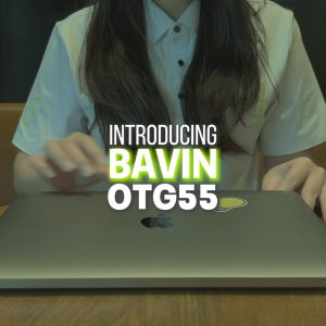 BAVIN U-O-55 3-in-1 Type-C to HDMI 4K Hub w/ High-Speed Data Transfer