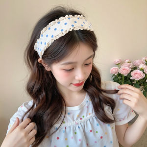 Daily Wear Knitted Hairline Stickers Womens New 2025 Face Wash Headband Hair Hoop Sweet Style Fresh Outing Non-Mall Same