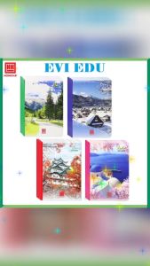 Lốc 5 quyển vở kẻ ngang Hồng Hà 200 trang I Vở học sinh khổ B5 Pupil Bốn Mùa Hồng Hà 1002