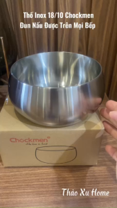 Tô Bát Kiêm Nồi Đa Năng Inox 18/10 Chockmen Size 14/16cm Dùng Nấu Được Trên Cả Bếp Từ