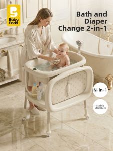baby pods | Multifunctional Mobile 2-in-1 Bath and Changing Table