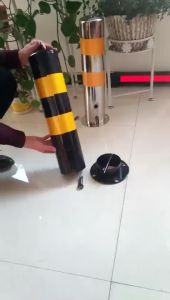 50cm Removable Car Parking Space Lock Bollard Car Parking Barrier Post Car Anticollision Block