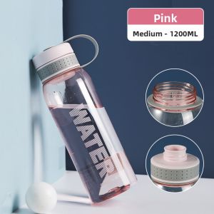 CHAHUA | Large Capacity Portable Plastic Water Bottle for Men Students and Children