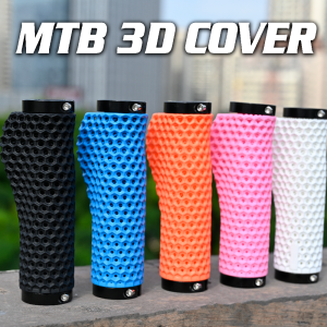 GOLDIX 3D Printing Honeycomb Bike Handbar Grips Adjustable Bilateral Lock Non-slip Breathable Shock-absorbing MTB Grips