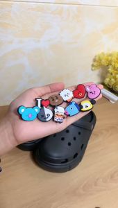 TERMURAH Wedges Wanita EVA 6cm PREMIUM BTS BT21 Dane and Dine W77