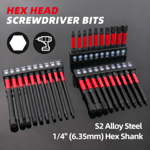 Hex Head Allen Wrench Screwdriver Bit Set Magnetic Phillips Torx Plum Security Tamper Proof Drill Bits Screw Driver Hand Tools
