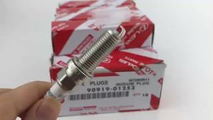 Bộ 4 Cái Bugi Denso Iridium  Chân Dài dùng Cho Toyota Vios 14- Nay  Altis Yaris Wigo (TOT) Đường Kính Ren: 12 mm 90919-01253