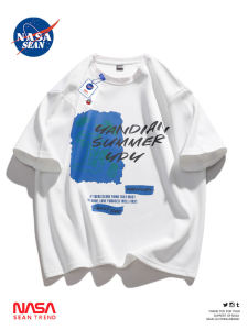 Wassup Panda Ice Silk Print round Neck Short Sleeve T-Shirt Mens Summer Loose Casual Half Sleeve Top Fashionable Youthwear