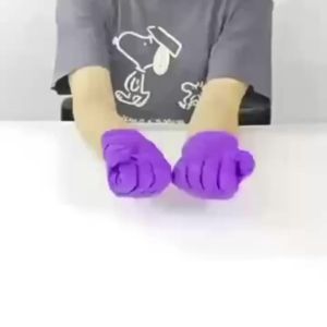 50/100PCS Violet Nitrile Gloves Disposable Purple 5Mil Food Grade Household Gloves for Women Cleaning Gardening Kitchen Gloves
