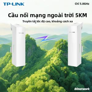 Điểm Truy Cập WiFi Mesh TP-Link 867M 5.8G CPE 5000M Bộ Định Tuyến Không Dây Ngoài Trời Điểm Phát Sóng Điểm-điểm Dành Cho Doanh Nghiệp 1 Chiếc