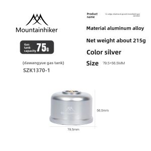 Mountainhiker | Bộ Đèn Gas Cắm Trại Ngoài Trời Mountainhiker Bình Gas 12 Prism Hợp Kim Nhôm Bình Gas Butan/propan Bộ Đèn Gas Cho Leo Núi
