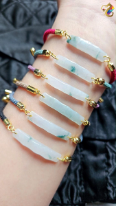 Collectors Grade Icy Jadeite A-Grade Bamboo Friendship Lover Designer Bands