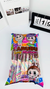 Mr candy| Long Marshmallow 30pcs Colorful Rainbow Twist Soft Chewy Sweet Candy Snack Bonbon Party Sharing