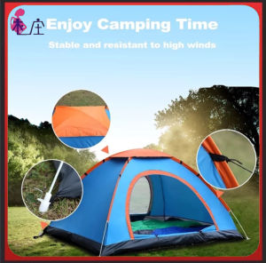 2 to 8 Person Camping Tent New Outdoor Automoatic Waterproof Dome Camper Tent For Hiking Family Outing