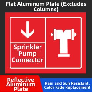 RUIKELAIXIANG | Fire Equipment Identification Sign Fire Hydrant Connector Pump Indicator